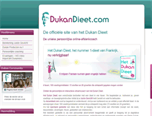 Tablet Screenshot of dukandieet.com
